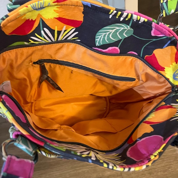 Vera Bradley Glenna Shoulder Bag in Jazzy Blooms - Picture 5 of 7